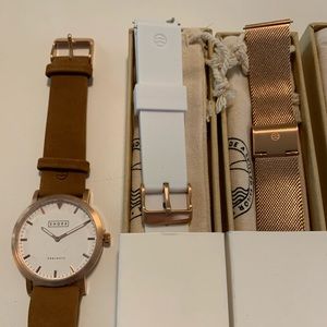 Shore Projects Holkham Watch Three Straps NWT